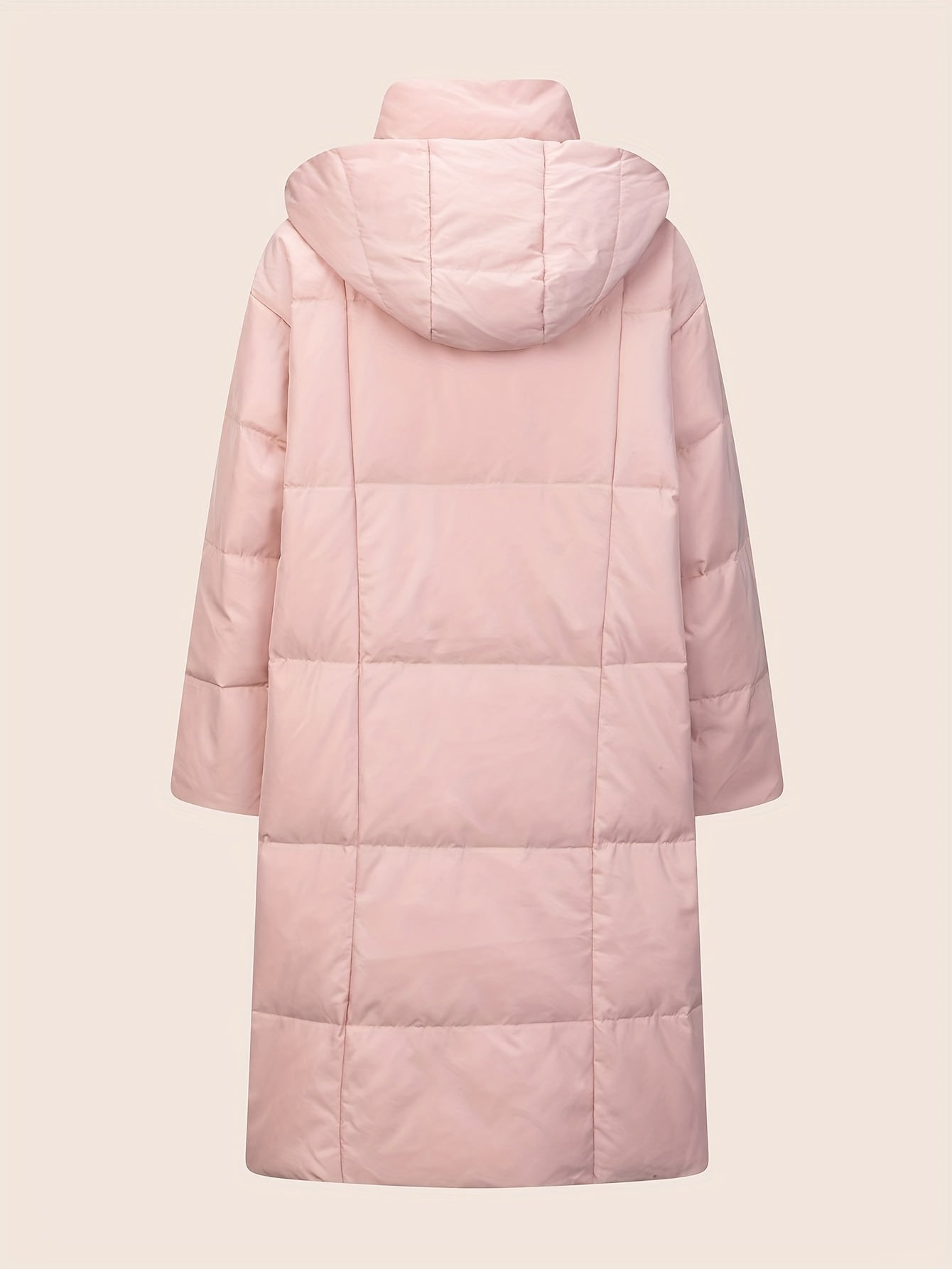 Women's Long Down Jacket with Hood for Winter Outdoor Sports