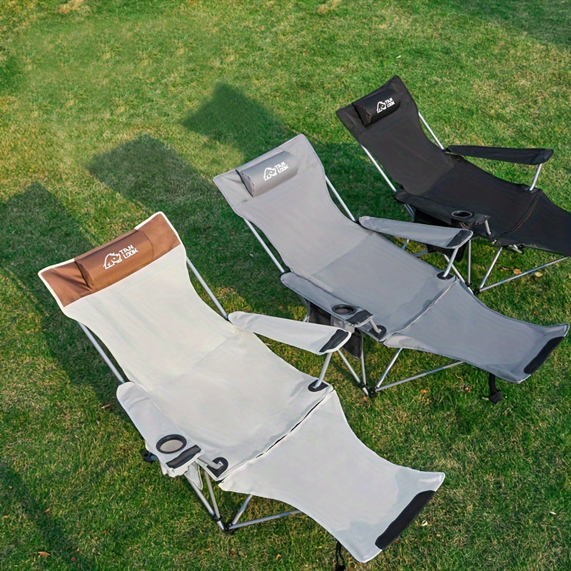 Portable Outdoor Lounge Chair Adjustable for Camping