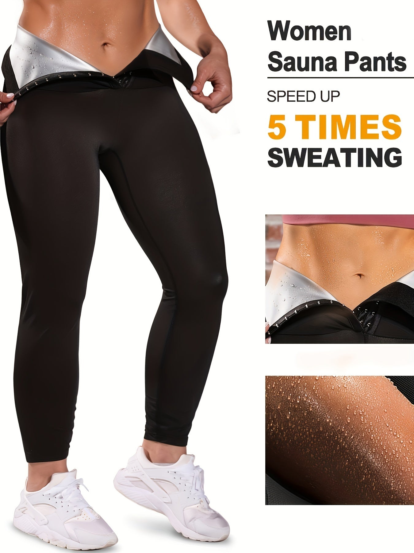  Solid High Rise Abdomen Control Leggings
