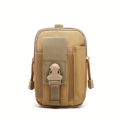 Men's Tactical Waist Bag With Buckle Hanging Pocket Sling Army