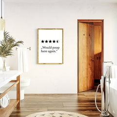 1 Pc Poster Bathroom Decoration High Art Print Wall Pictures