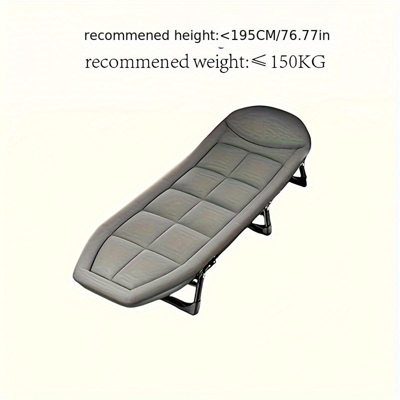 Portable Folding Bed Single Sleeping Bed with Blanket