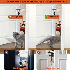 Adjustable Cat Door Holder Latch Cat Door Bracket Stopper