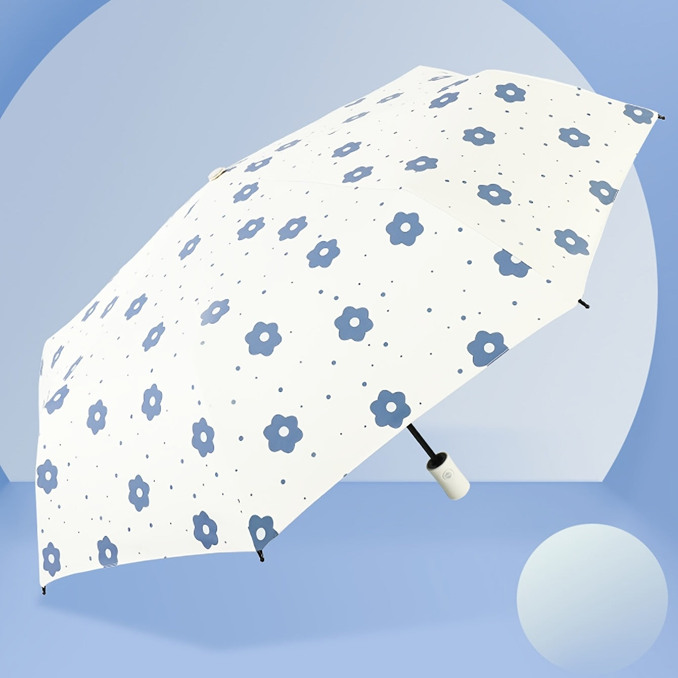 Small Flower Pattern Auto Umbrella