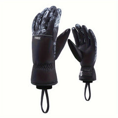 Winter Windproof Waterproof Thicken Gloves Touch Screen Plush Gloves