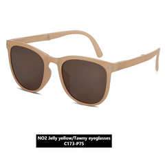 Men's Folding Polarized Sunglasses TR90 Material UV Resistant