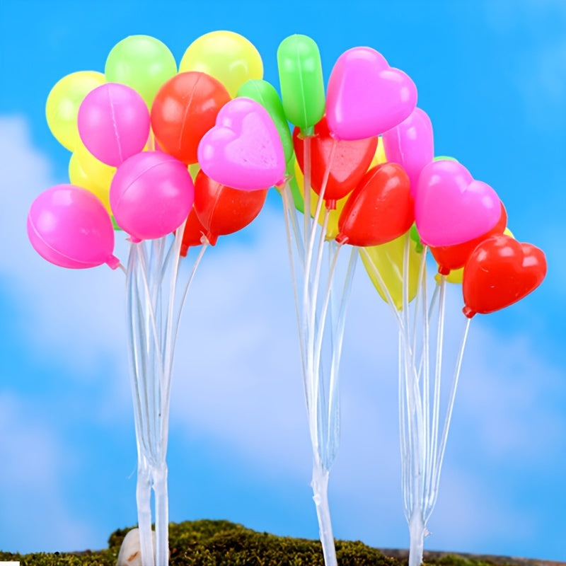 Mini Balloon Fairy Garden Dollhouse Craft Plant Pot Ornament Home Room