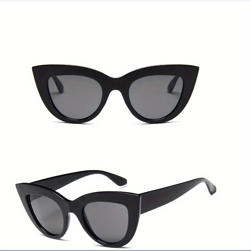 Retro Cat Eye Sunglasses UV400 Anti Glare Sun Shades for Women Men