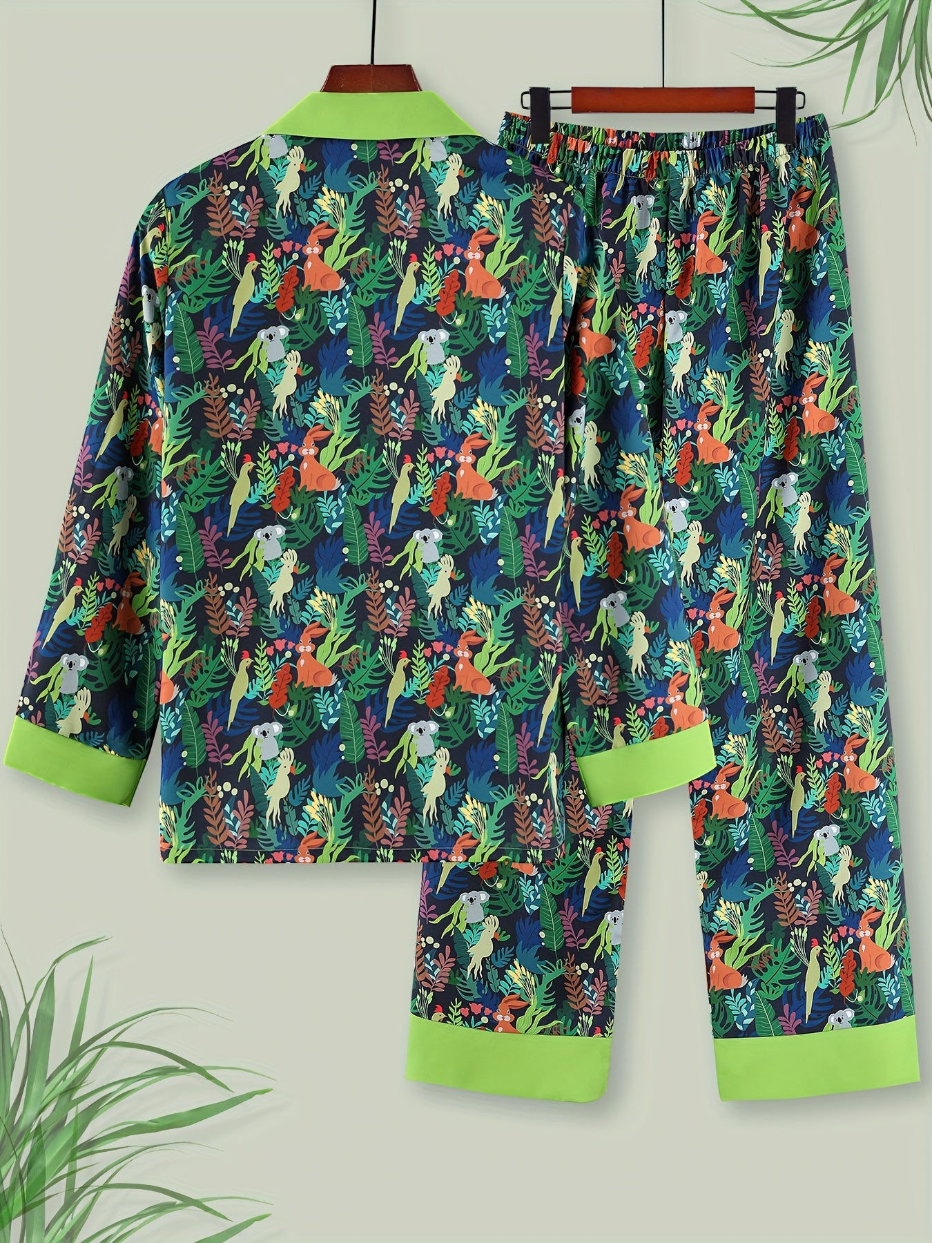 Floral Lounge Set Long Sleeve Top & Pants