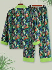 Floral Lounge Set Long Sleeve Top & Pants