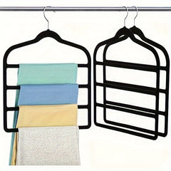 3pcs Pants Clothes Hanger Space Saving Non Slip Pants Rack Hanger