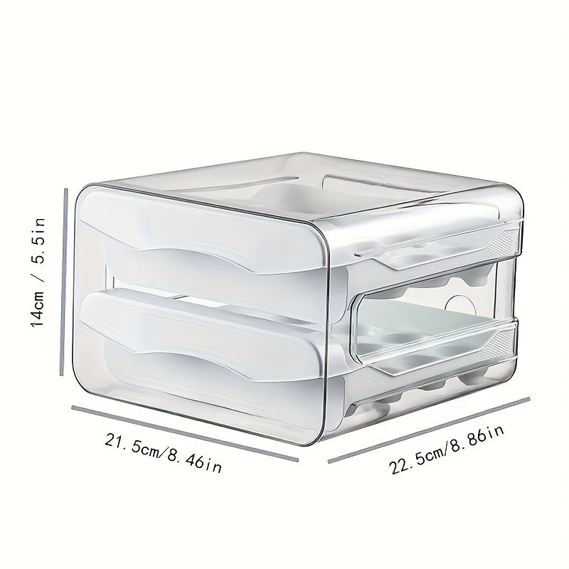 Refrigerator Egg Storage Box Double Layer Holder