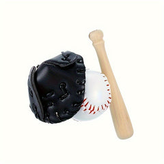 3 Pcs Outdoor Mini Baseball Softball Set - Sports Leisure Supplies