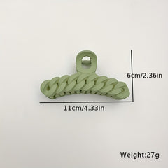 Matte Hair Claw Clip Acrylic Twist Banana Clip Hair Decoration