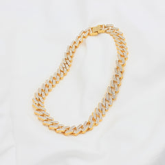 Cuban Link Rhinestone Chain Necklace