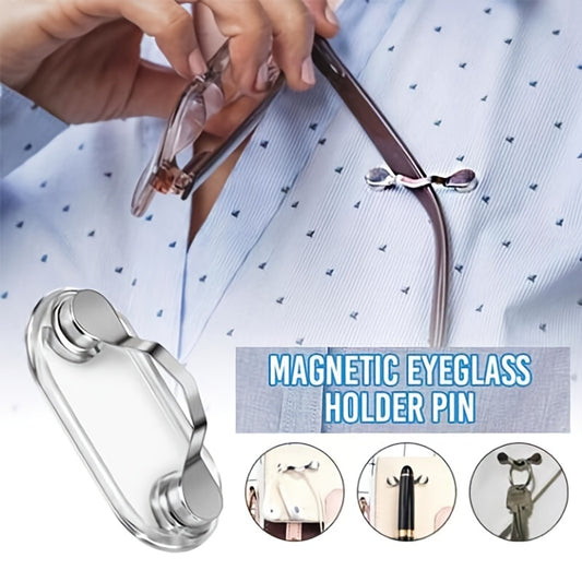 Magnetic Eyeglass Holder Brooch Clip for Clothes