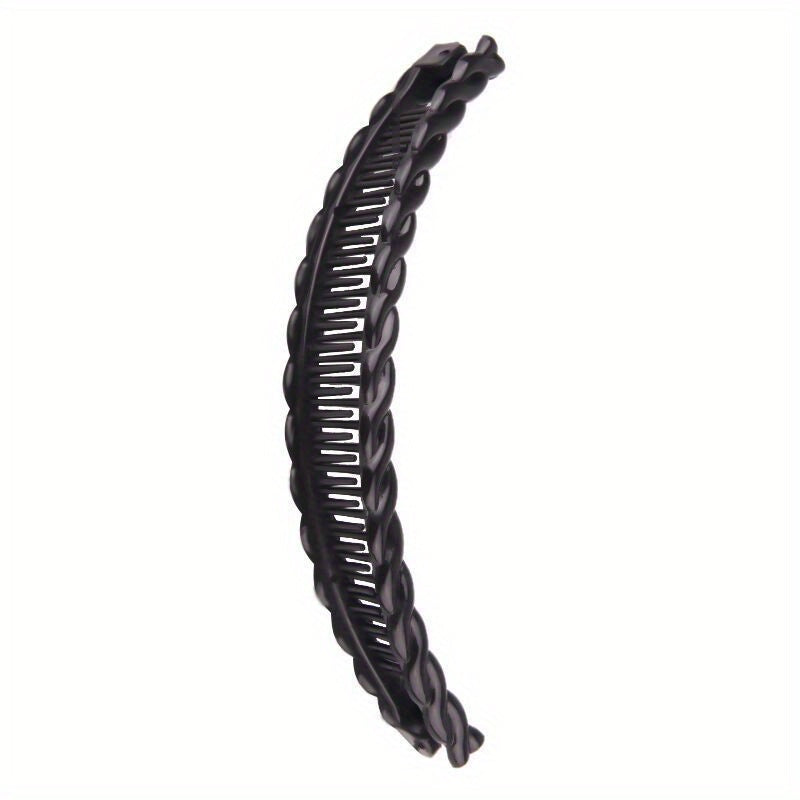 Tortoiseshell Hair Claw Clip Vintage Banana Clip Strong Hold Hair Bun Maker