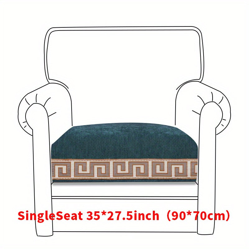 Modern Sofa Slipcover Dust-proof Anti-slip Couch Cover All Seasons Universal Fur
