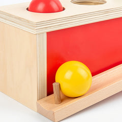 Montessori Wooden Press Ball Table Toy for Toddlers