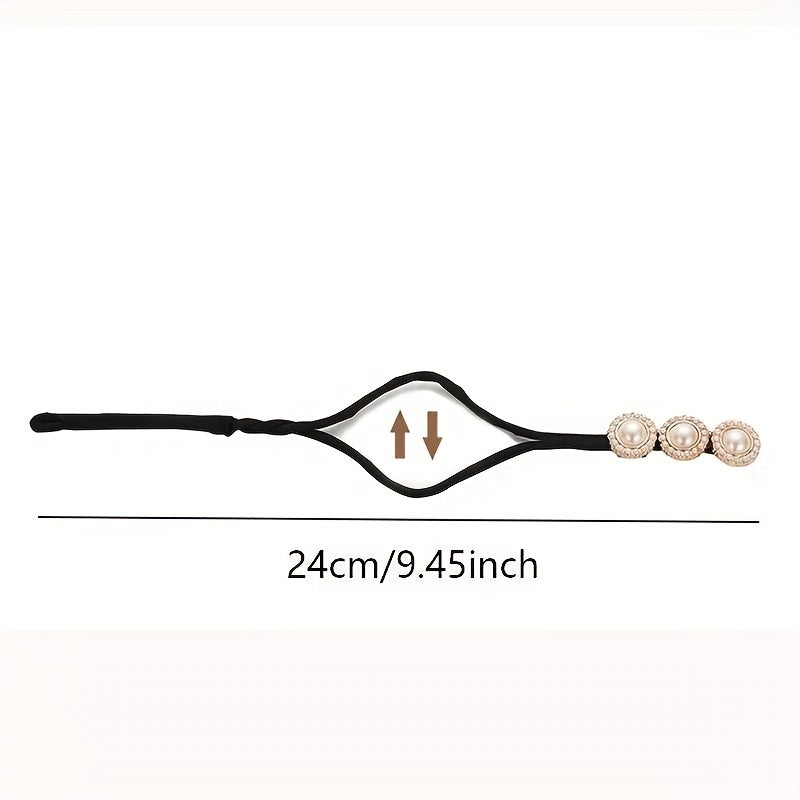 Women's Faux Pearl Hair Pin Insert Head Pin Braid Hair Clip Y2K
