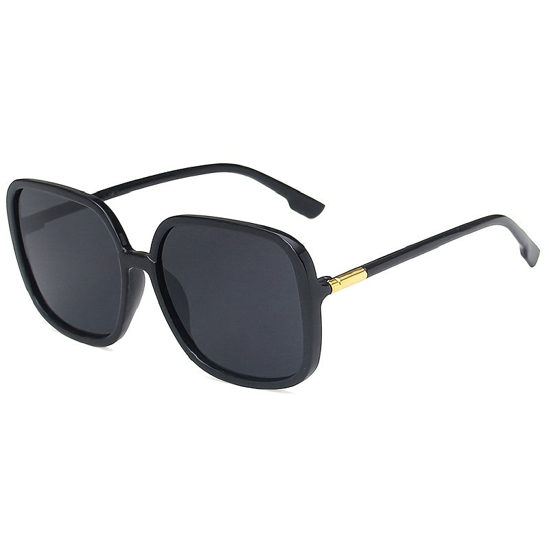 Vintage Oversized Square Sunglasses UV400 Women's Glasses