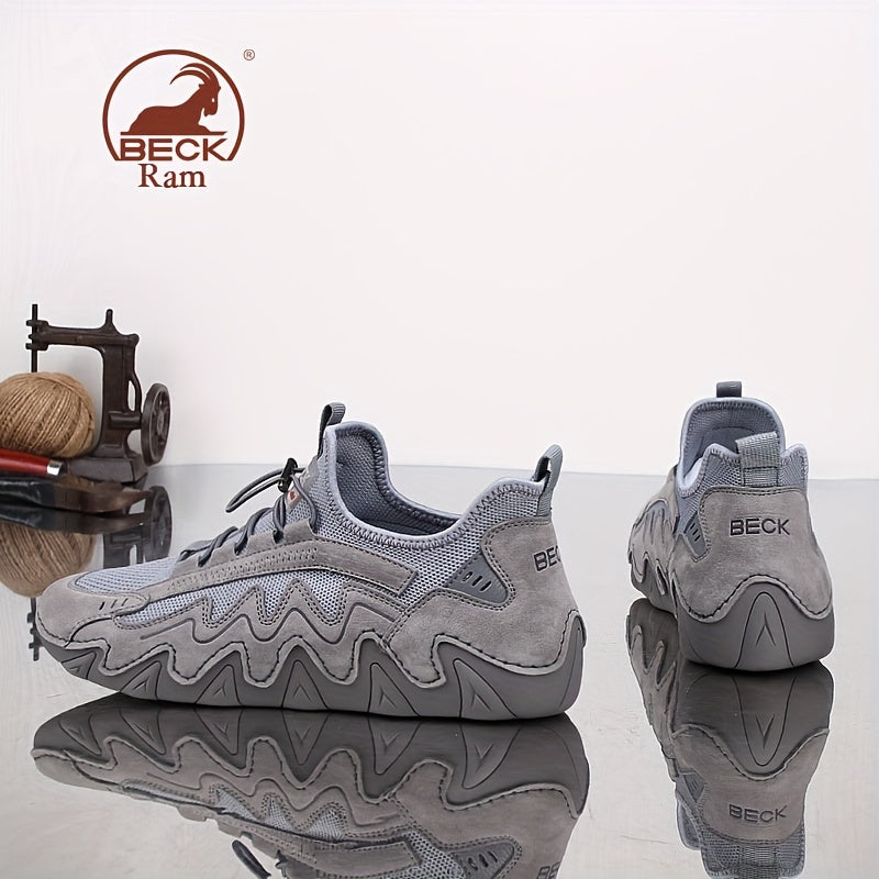 Men's Lightweight Mesh Lace Up Sneaker for Walking and Jogging