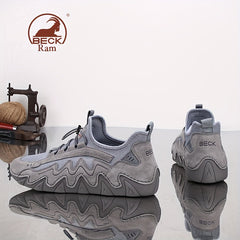 Men's Lightweight Mesh Lace Up Sneaker for Walking and Jogging