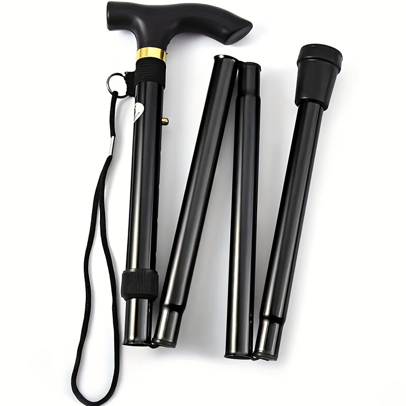 Adjustable Trekking Pole Foldable Walking Stick Cane