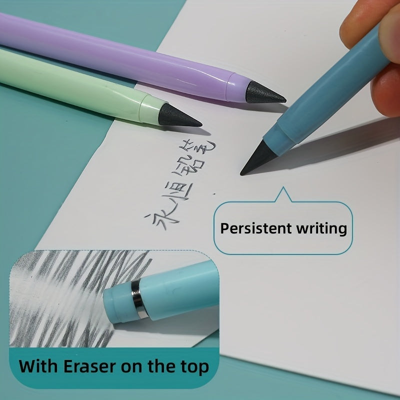 Eternal Pencil with 3 Tip Set Technology - 4pcs School Office Supplies