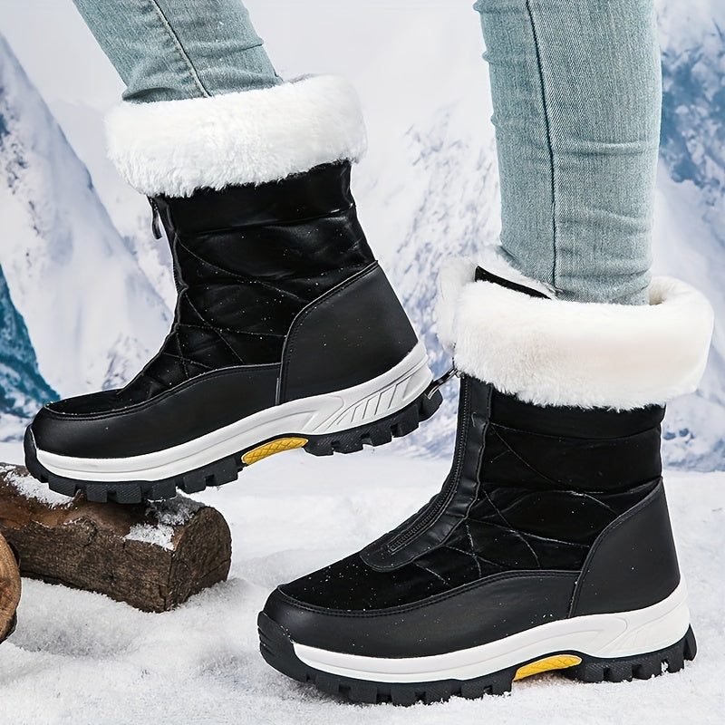Women's Waterproof Snow Boots High Top Hiking Boots