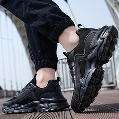 Men's Chunky Jogging Gym Sneakers Breathable Shock Absorbing