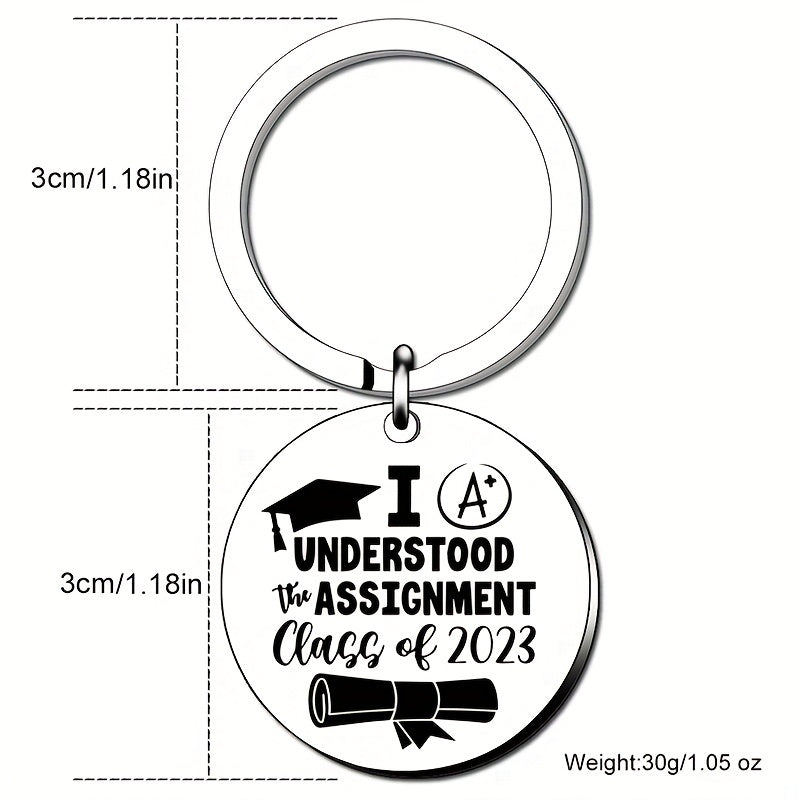Class Of 2022 Graduation Key Chain Inspirational Gift For Men and Women