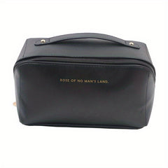 Large Capacity Cosmetic Bag Zipper Portable Makeup Organizer