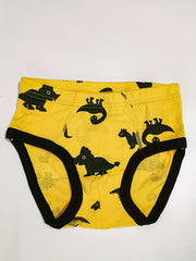3pcs Boys Dinosaur Print Cotton Briefs Underwear Clothes