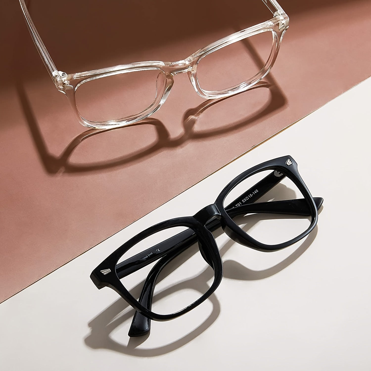 Light Blocking Eyestrain Clear Glasses For Women