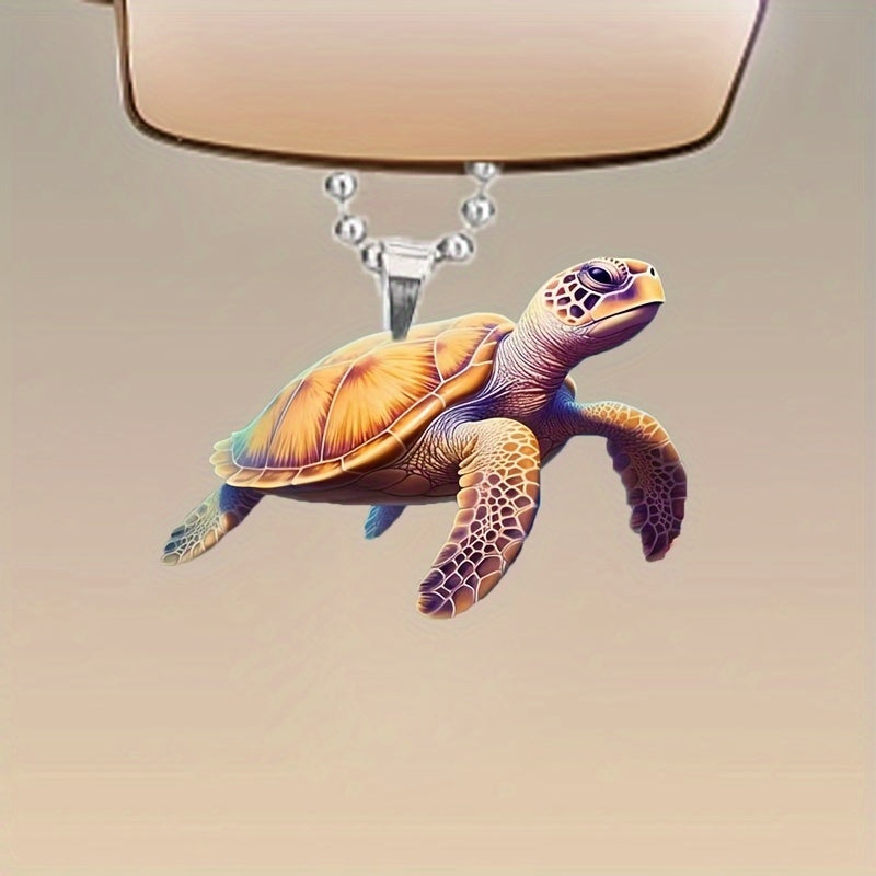 Turtle Acrylic Pendant Car Rearview Mirror Decoration