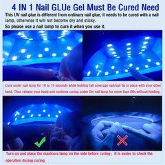 Gel Polish 10 16 Cm 1 Nail Glue And Base Gel For Acrylic Nails 1PCS 15ML