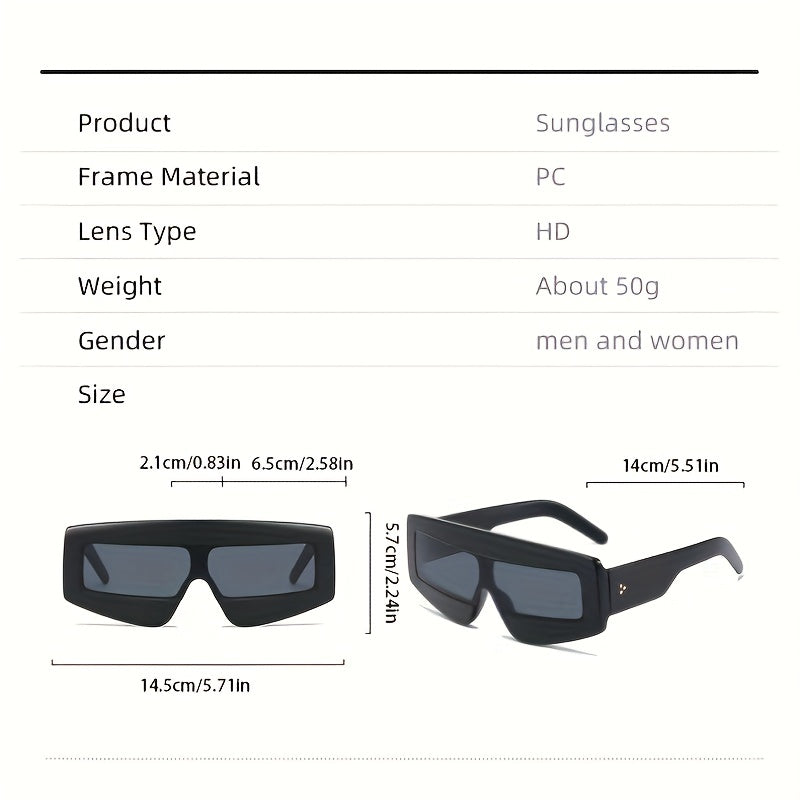 Y2K Shield Sunglasses UV400 Beach Club Futuristic Glasses