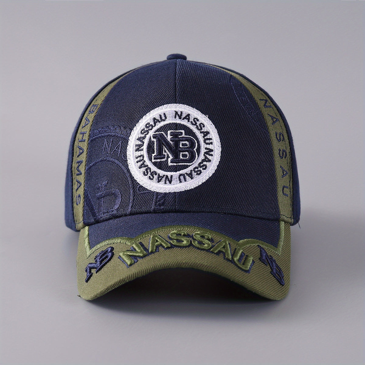 Letter Baseball Cap Men's Casual Curved Brim Peaked Cap