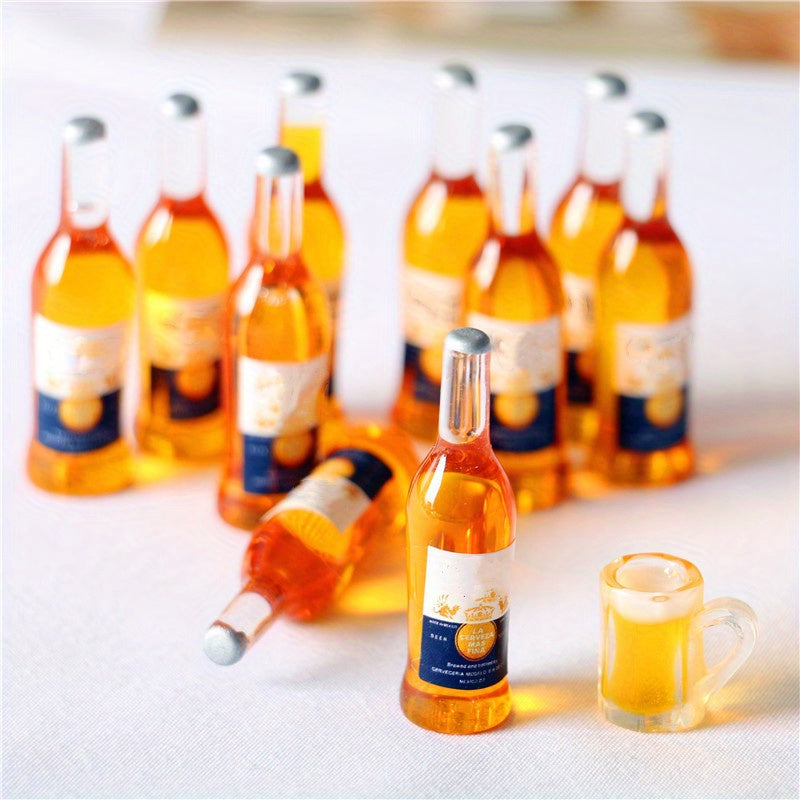 Mini Dollhouse DIY Beer Bottle Food Props