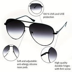 Men's Polarized Aviator Sunglasses UV Protection