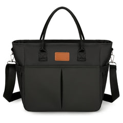 Large Capacity Insulated Lunch Tote with Mesh Pocket