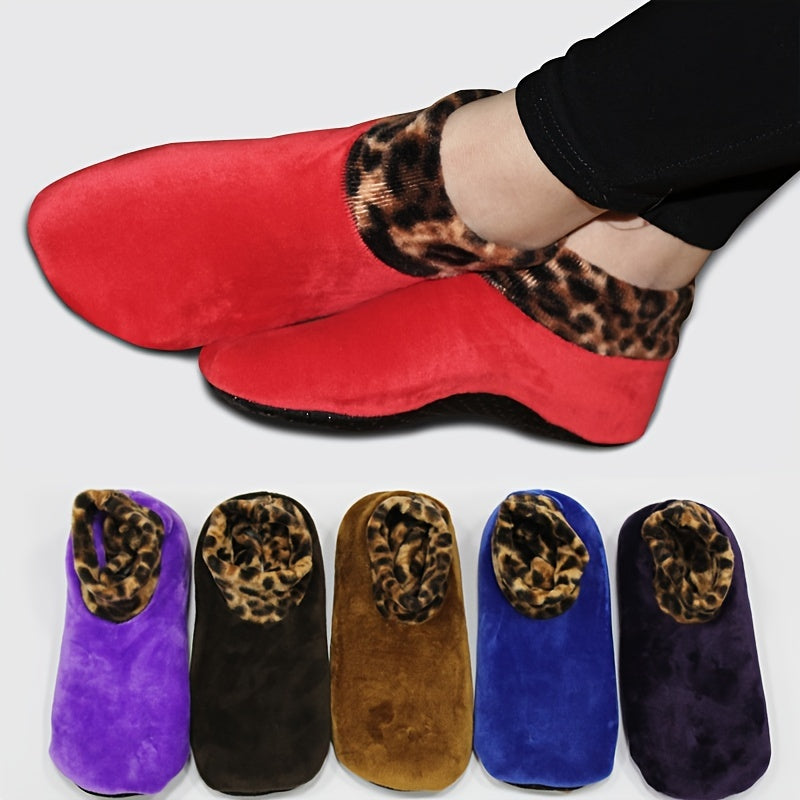 Coral Fleece Non-Slip Socks for Winter Sports