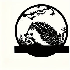Hedgehog Pattern Heat Transfer Stickers for DIY Clothing