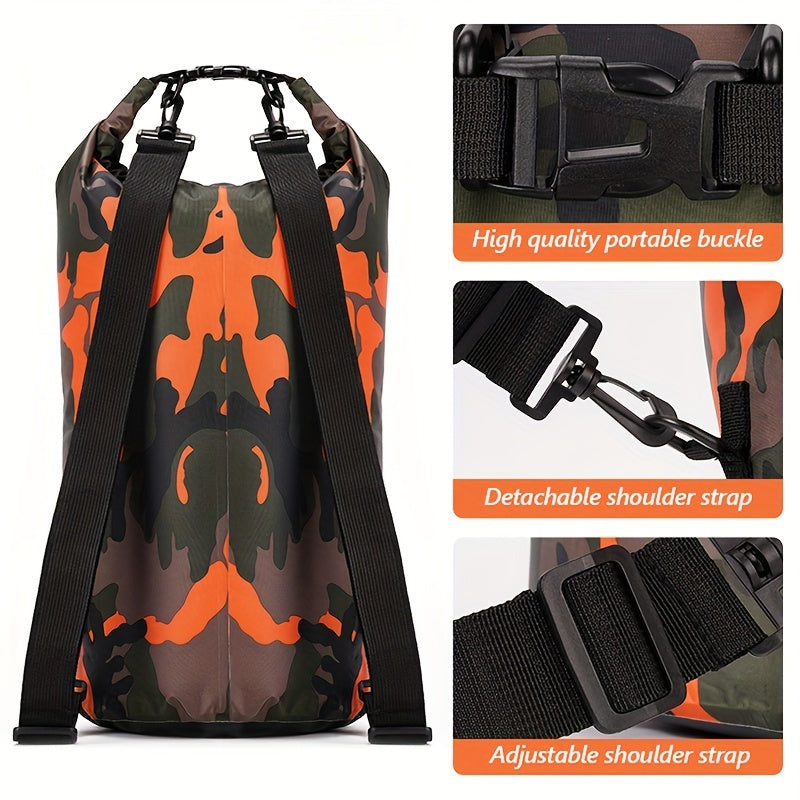 Waterproof Dry Bag Backpack with Wet Separation Pocket