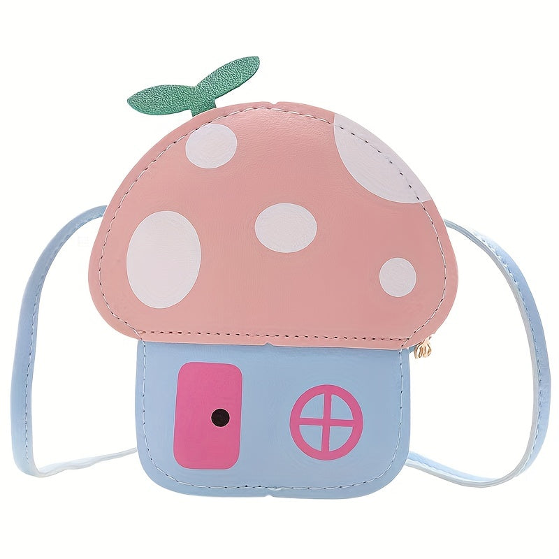 Kids Mushroom Backpack Coin Purse Bag