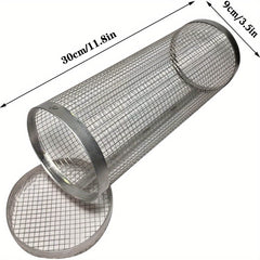 Stainless Steel Grill Basket for Fish & Veggies