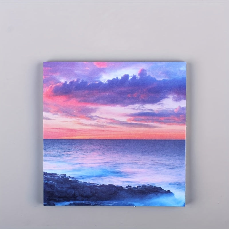 Maiden Heart Sticky Notes 50 Pages Landscape Style Notepad