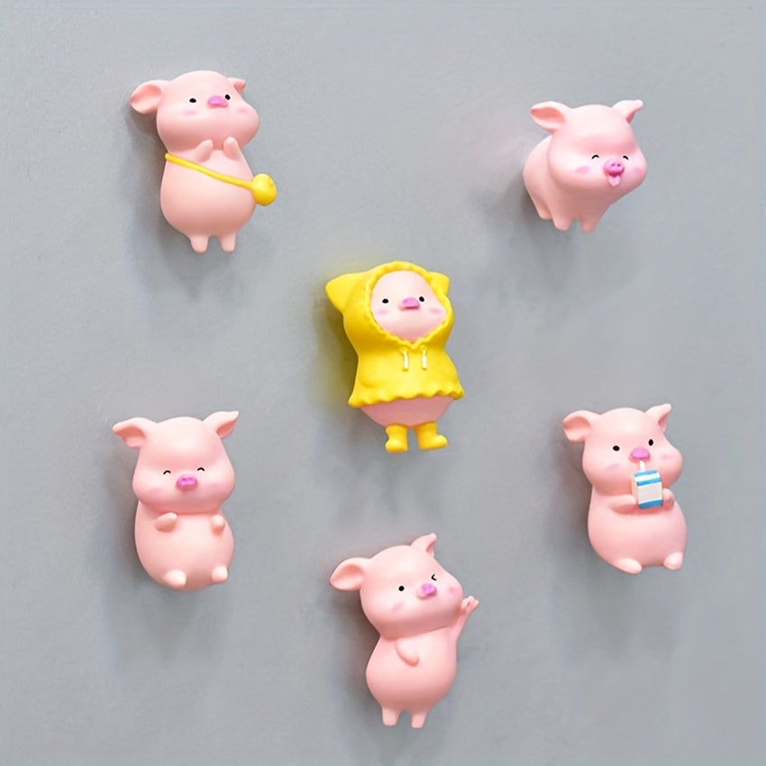 Funny Pig Fridge Magnet for Kitchen & Office Decor