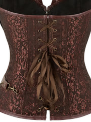 Zipper Halter Corset Gothic Body Shaper Women's Lingerie